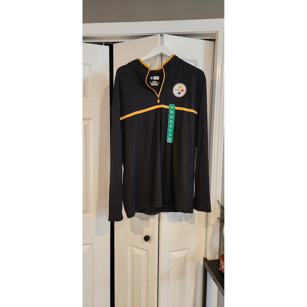 NFL Pittsburgh Steelers Men's 1/4 Quarter Zip (XL), NEW